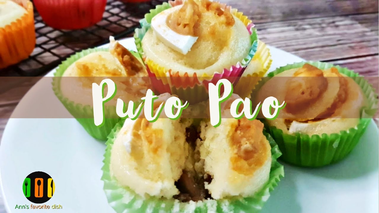 PUTO PAO WITH CHICKEN ASADO FILLING