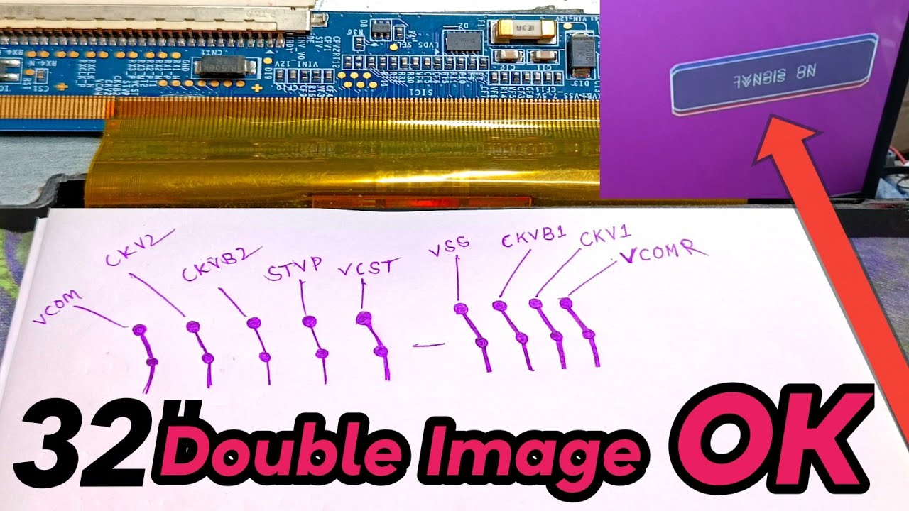 How To Solve #Double Image Problem in Led ,Lcd tv