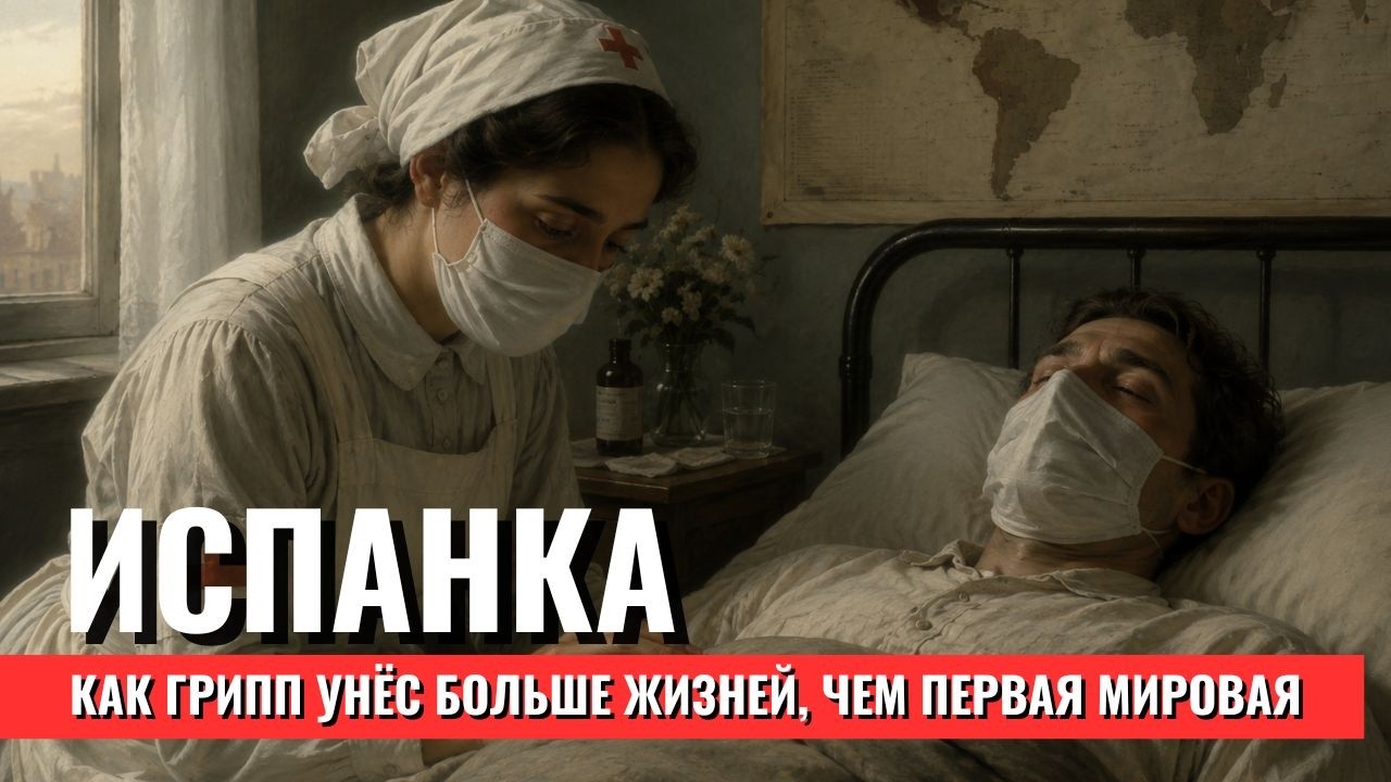ИСПАНКА | Самая Страшная Пандемия в Истории | ИСТОРИЯ ДЛЯ СНА