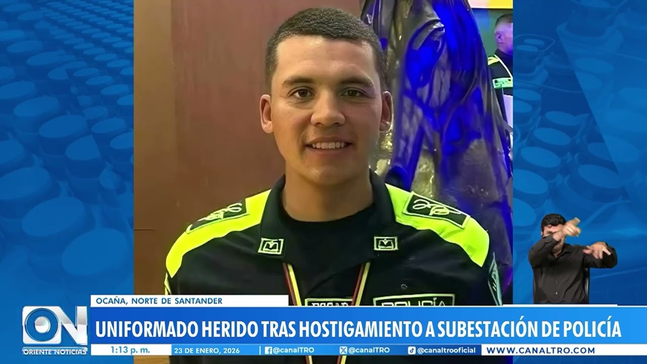 Hostigamiento armado a subestación de Policía en zona rural de Ocaña deja un uniformado herido
