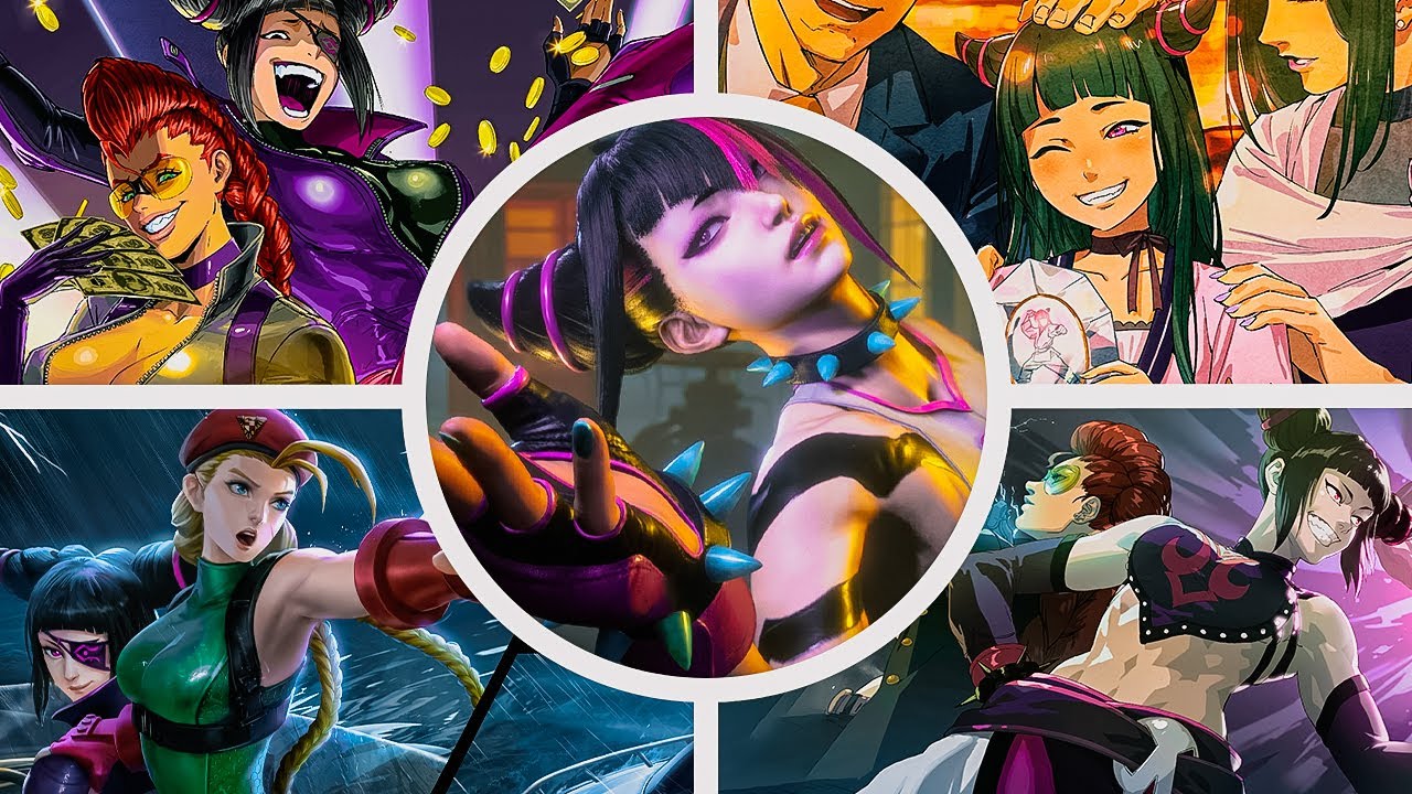Street Fighter 6 World Tour - All Juri Cutscenes, Dialogues & Arts (Max lvl + Bond)