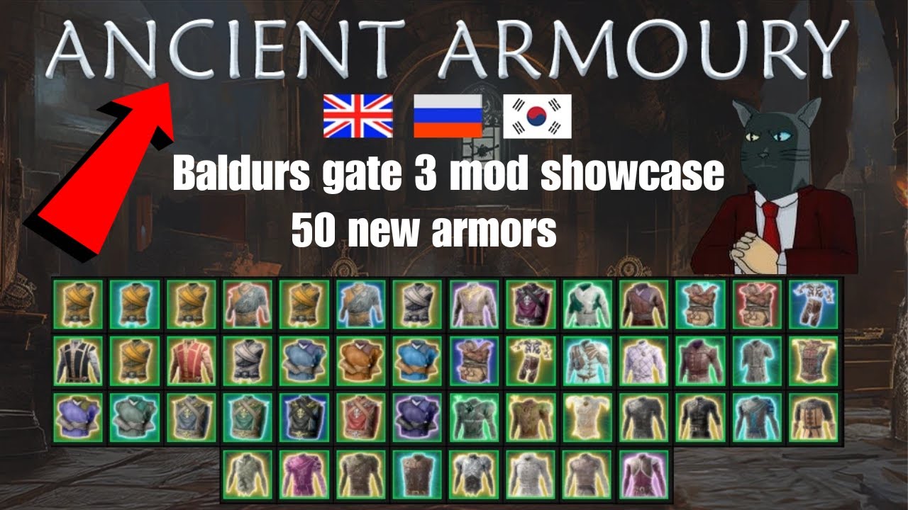Baldurs gate 3 mod showcase, ancient series 4 of 4. Ancient armory
