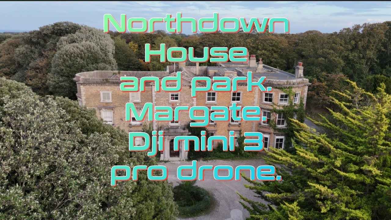 4K drone footage Northdown House and Park. Dji mini 3 pro.