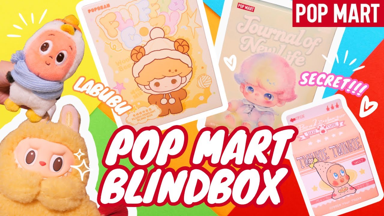 【シクレ⭐️】自引き大成功🐧POP NOW とPOP MART BLIND BOX 📦初めてのLABUBUイヤホンケース購入&開封動画🍤 #010