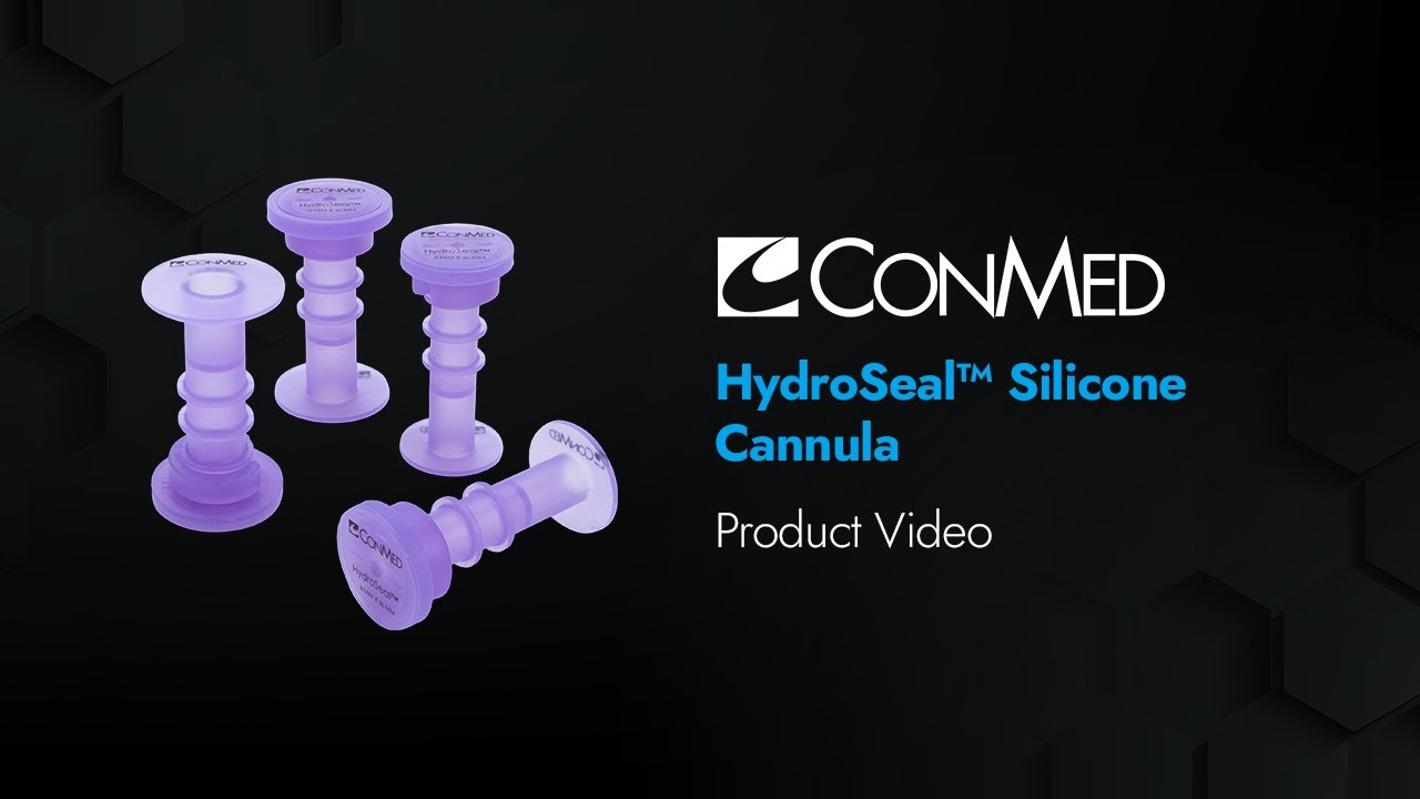 HydroSeal&trade; Silicone Cannula - CONMED Product Video