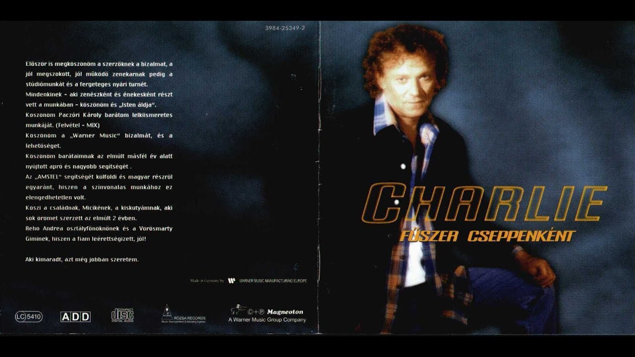 Charlie - Fűszer cseppenk&eacute;nt - 1998 - HQ - teljes album