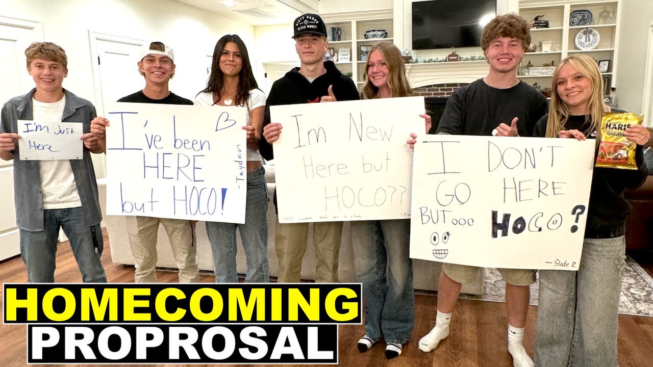 LAST HIGH SCHOOL HOMECOMING DANCE PROPOSAL!