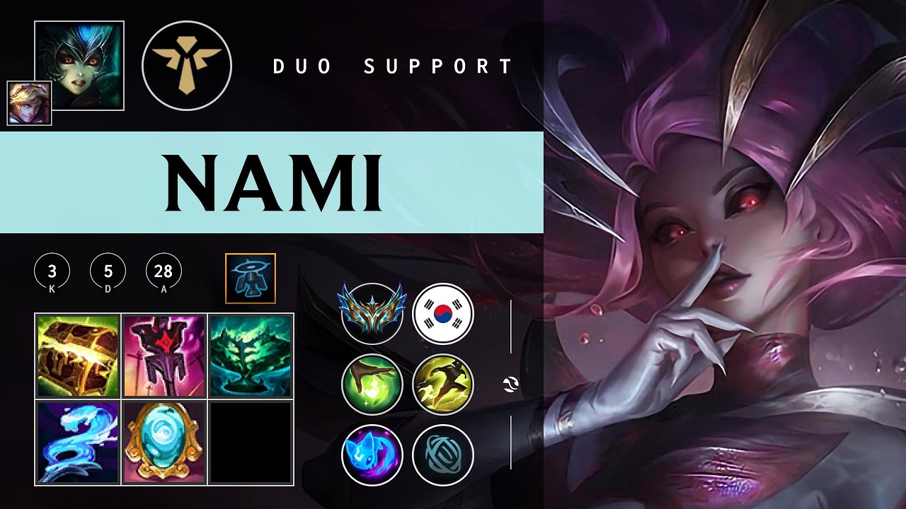 Nami Support vs Bard - KR Challenger Patch 26.07