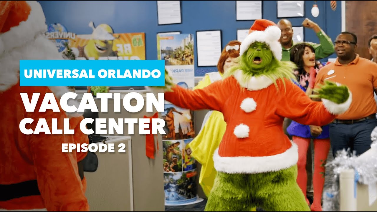 Universal Orlando Vacation Call Center | The Grinch VS Santa | Episode 2