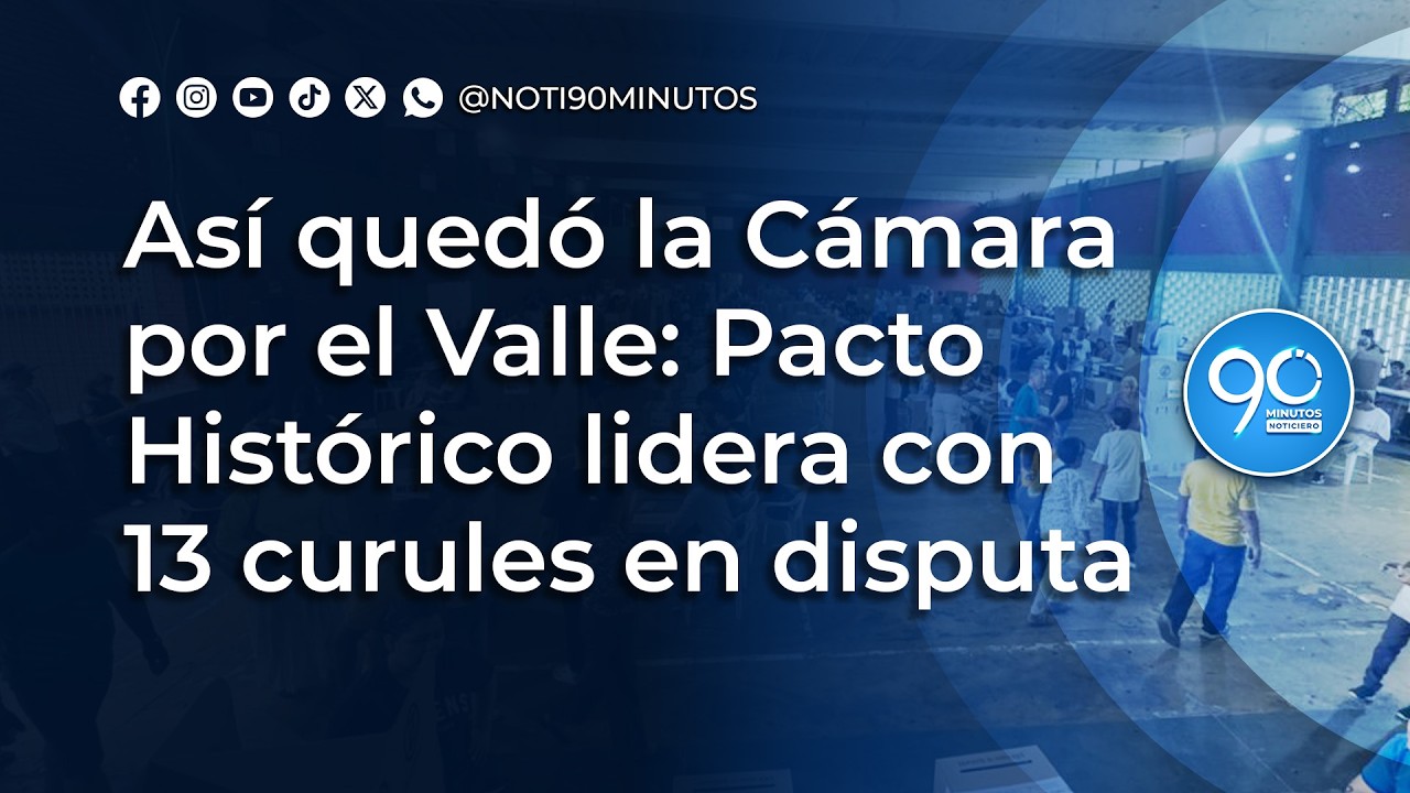 Así quedó la Cámara por el Valle: Pacto Histórico lidera con 13 curules en disputa
