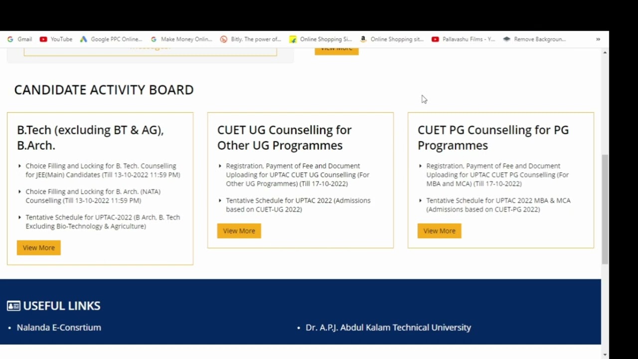 UPTU 2022 - Registration and Choice filling updates | UPTU Counselling 2022 | AKTU Counselling 2022