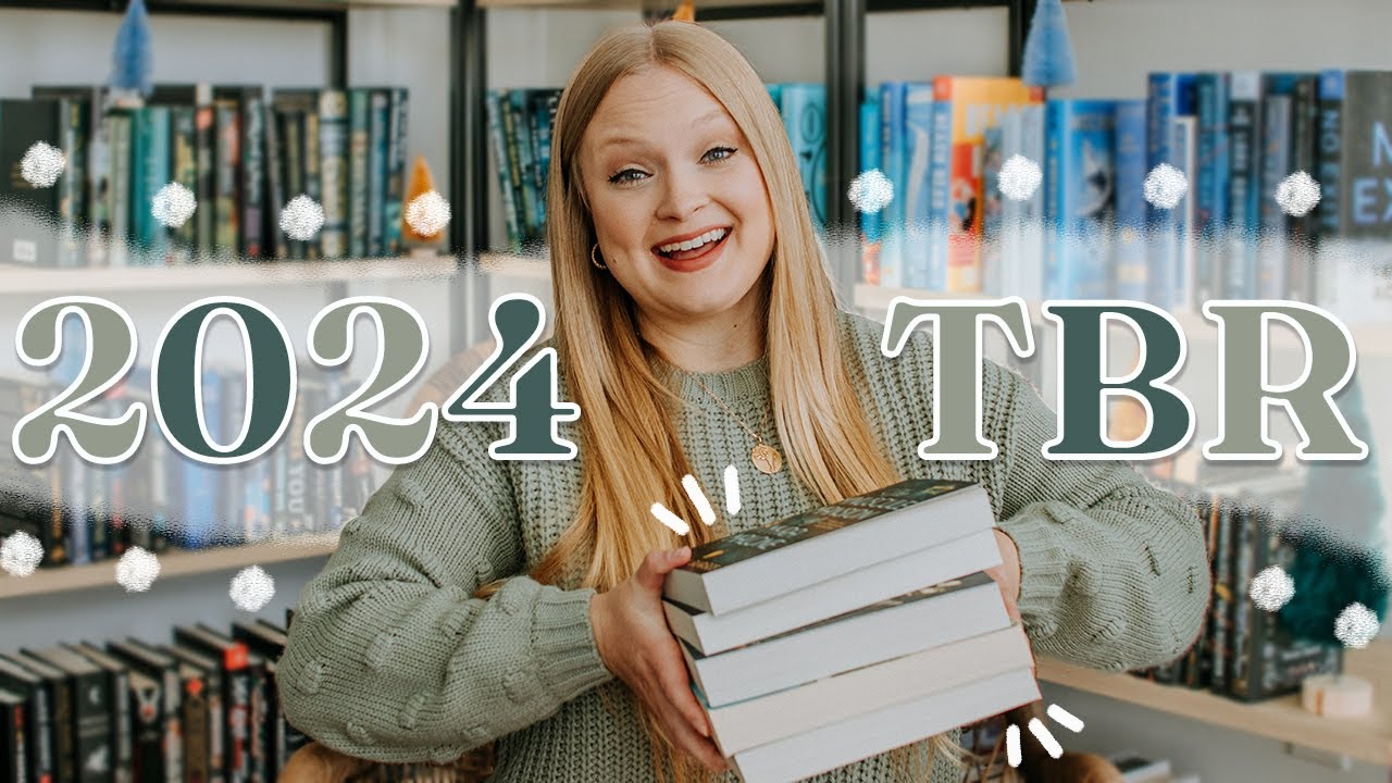 24 BOOKS TO READ IN 2024 \\ my 2024 TBR + reading goals ✨ bookmas day 6!