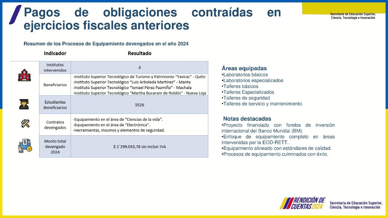 Rendición de Cuentas- PRETT