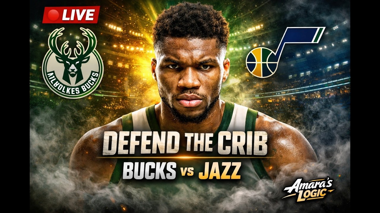 🚨LIVE: Bucks vs Jazz 🦌🎷 | Saturday Night Energy at Fiserv!