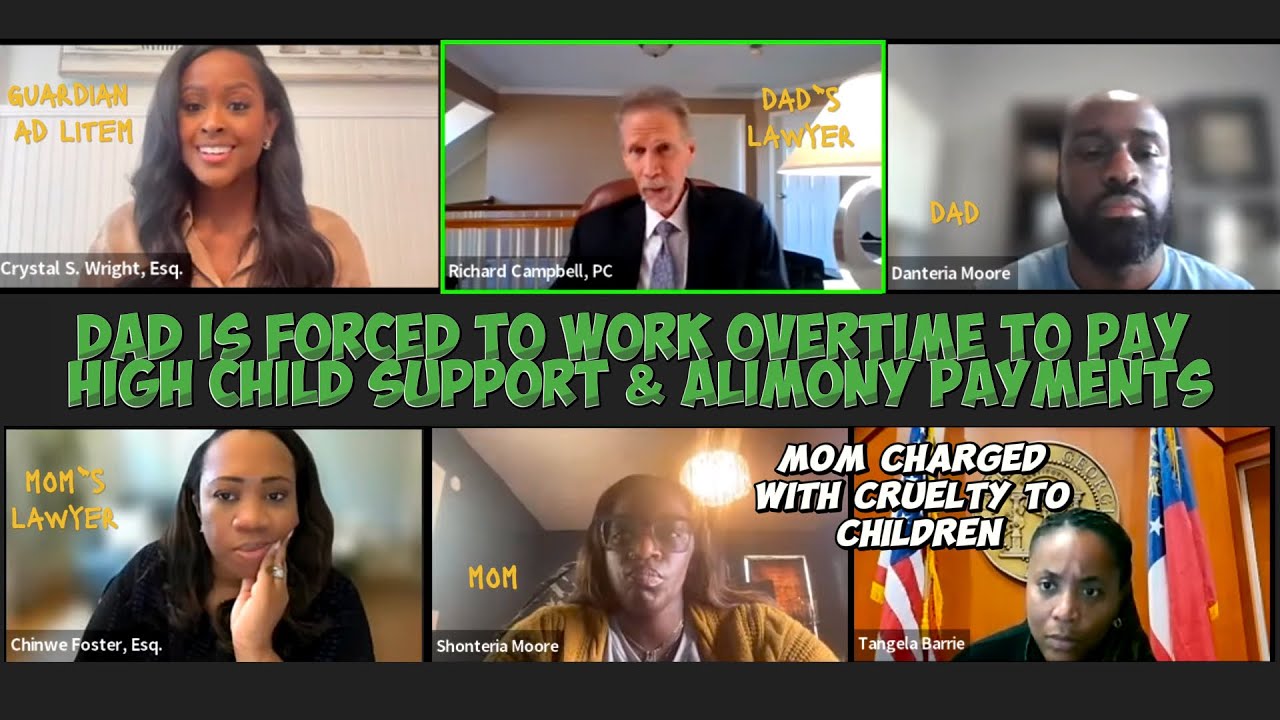Dad is Forced to Work Overtime to PAY High Child Support & Alimony Payments | Modification Request