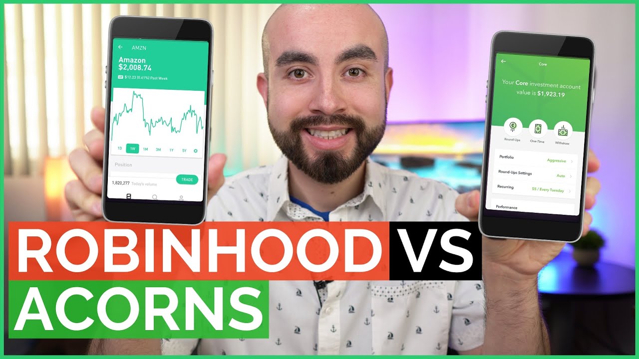Acorns vs Robinhood App - Battle of Stock Market Apps For Beginners