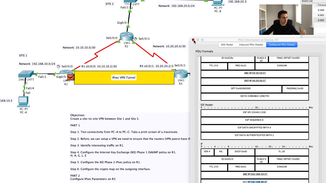 How To Configure VPNs using Cisco Packet Tracer - Part FIVE