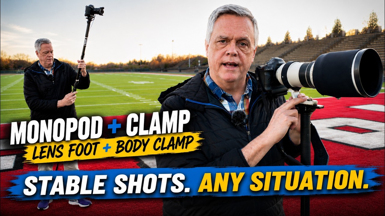 Monopods, clamps & fish sticks!