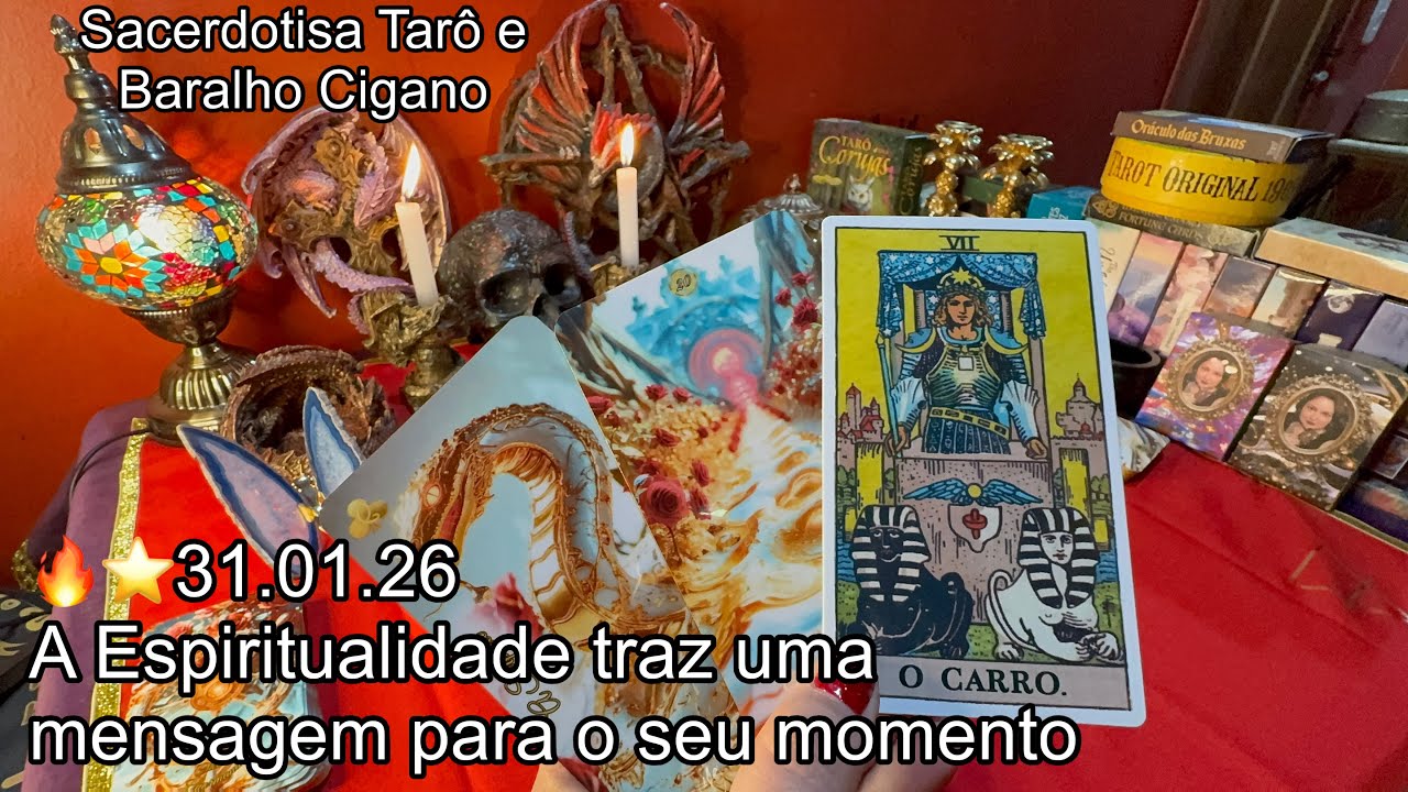 A ESPIRITUALIDADE TRAZ UMA MENSAGEM PARA O SEU MOMENTO 🔥⭐️31.01.26