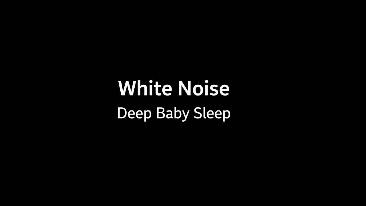 White Noise 10 Hours | Deep Baby Sleep | Black Screen