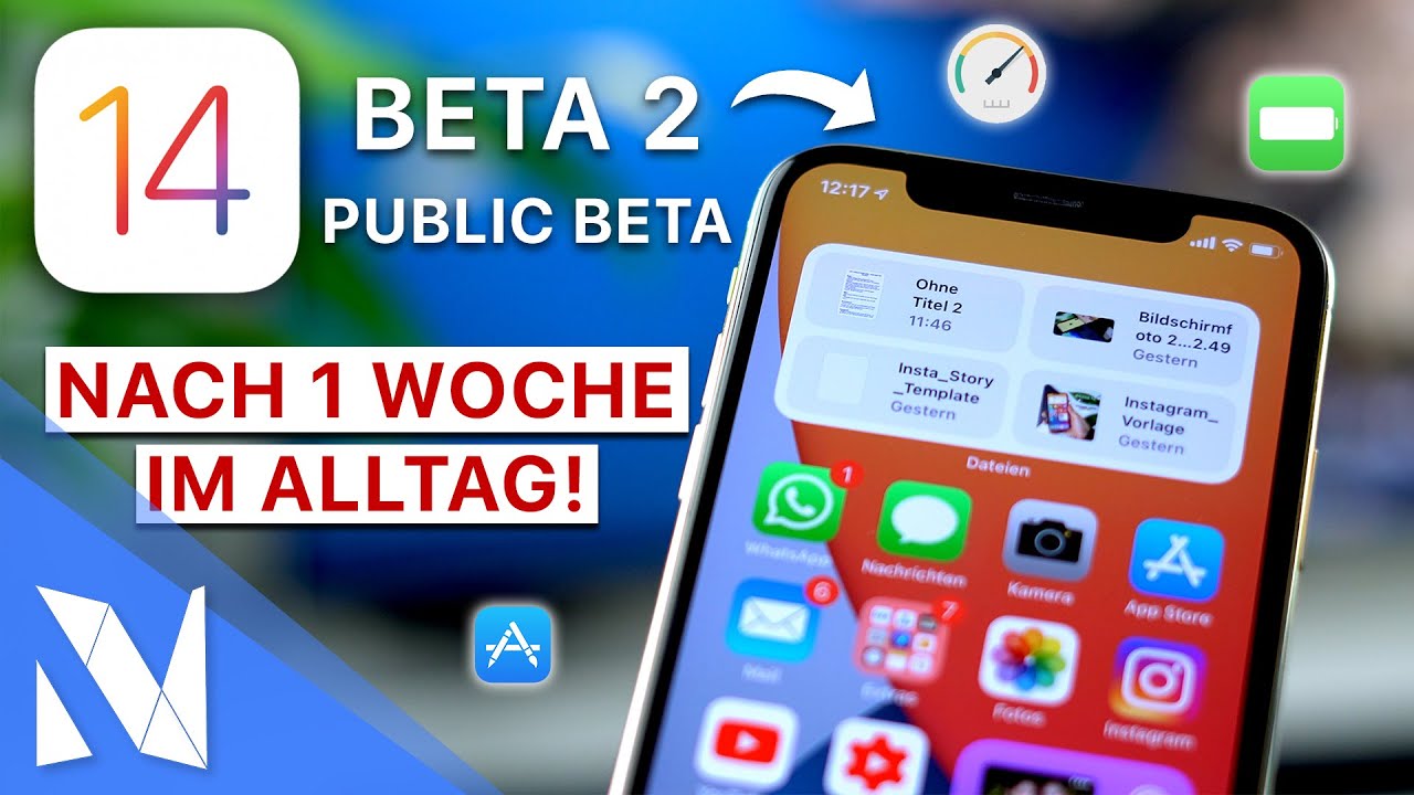 iOS 14 Beta 2 / Public Beta - FAZIT nach 1 Woche im Alltag (Akku, Apps, usw.) | Nils-Hendrik Welk