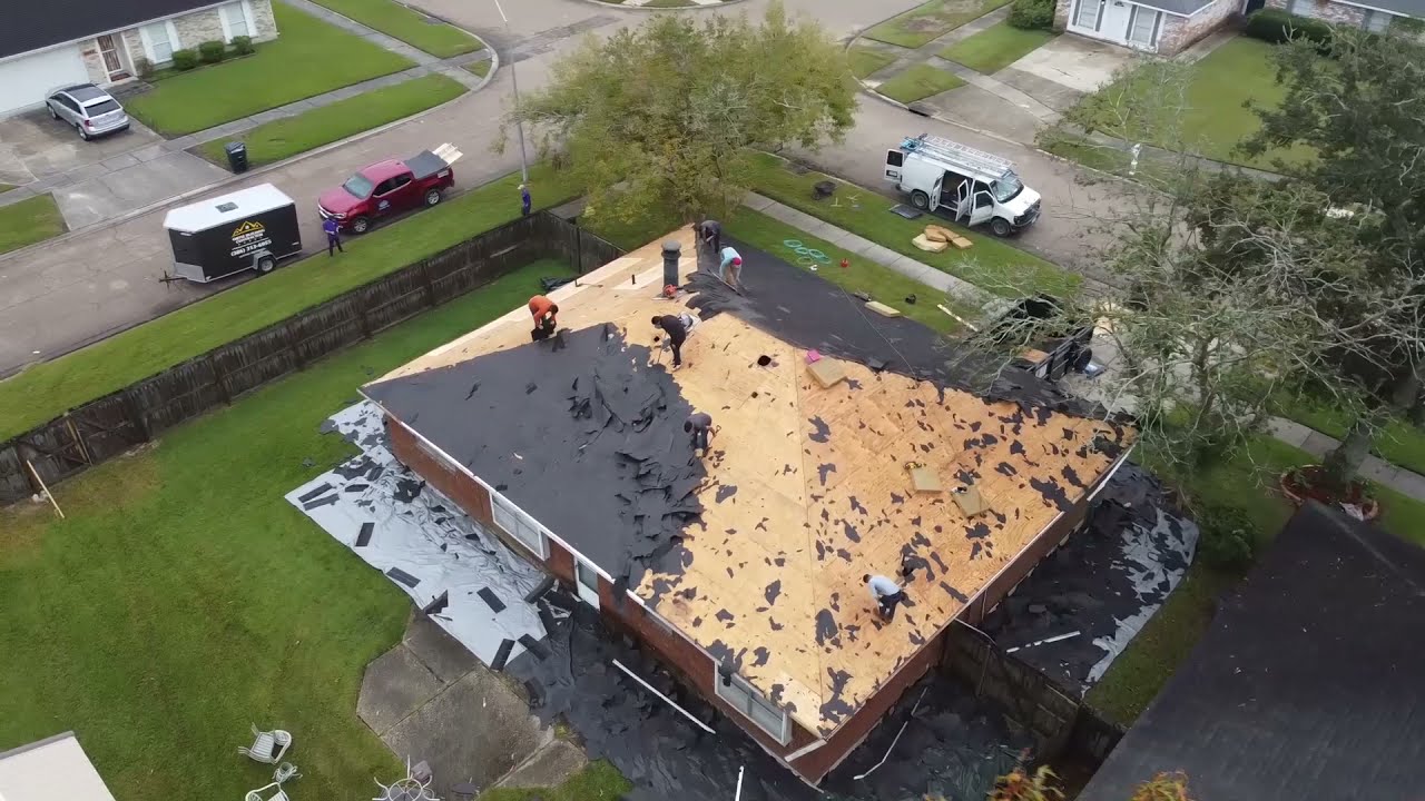 Great Shingle Re-Roof time-lapse by ORC Baton Rouge - Atlas Roofing System