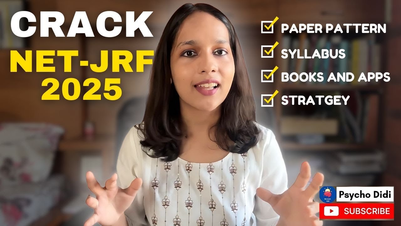 My HONEST Strategy for NET JRF Psychology & Paper 1 Prep | Resources + Mindset