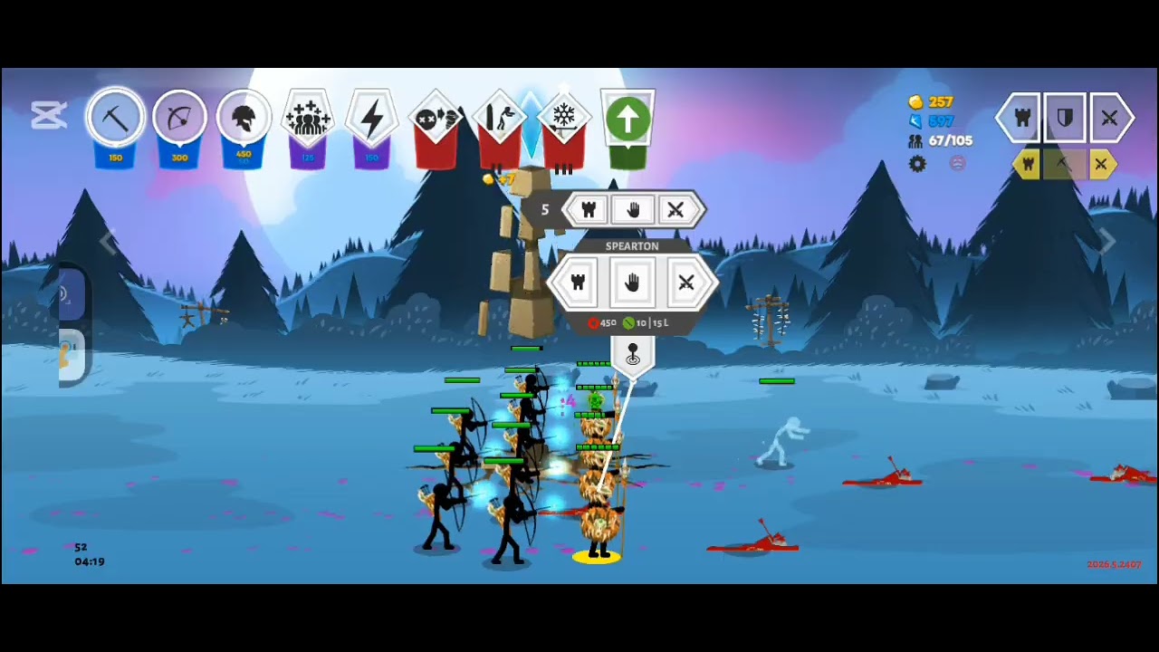 20 lvl on insane mode Stick war saga campaign mode 