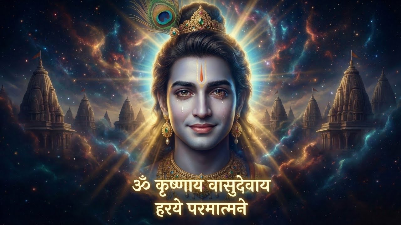 ॐ कृष्णाय वासुदेवाय 🙏 | यह मंत्र सुनते ही चमत्कार होने लगते हैं | Powerful Krishna Mantra