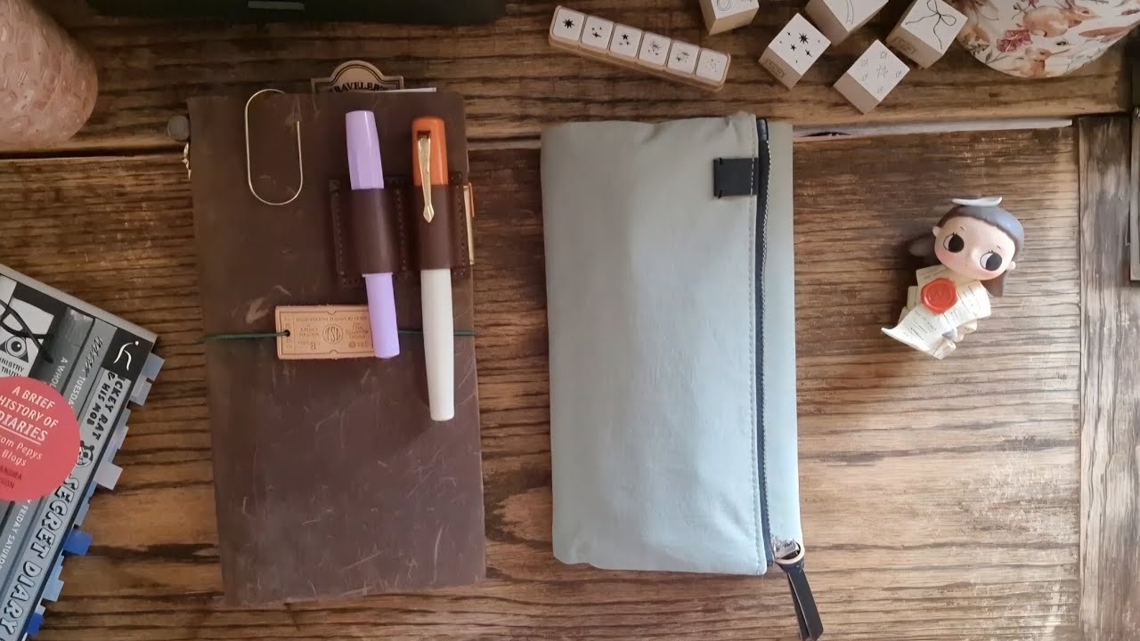 How I use my commonplace book | MD B6 slim notebook | Traveler's notebook