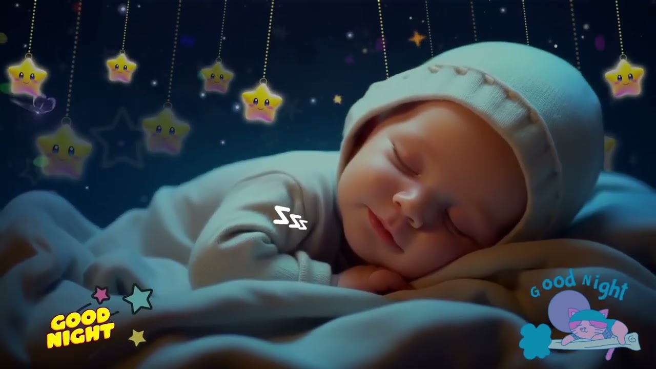 Mozart Brahms Lullaby 🌙 Baby Sleep Music 🎶 Follow the Soft Echoes Into Deep, Healing Sleep - No Ads