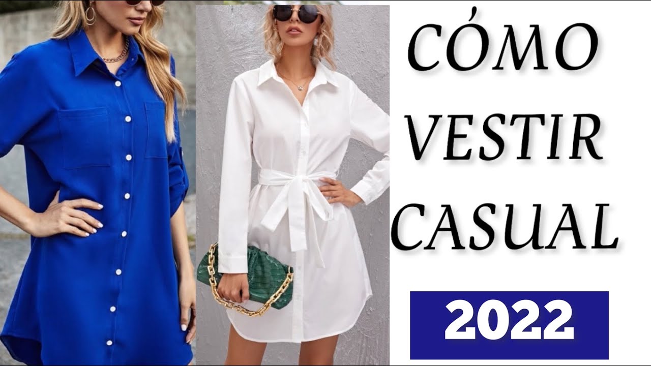 MODA 2022 TENDENCIAS ✨C&Oacute;MO VESTIR CASUAL CON ROPA SENCILLA Fashion Trends OUTFITS MUJER MODA 22/23