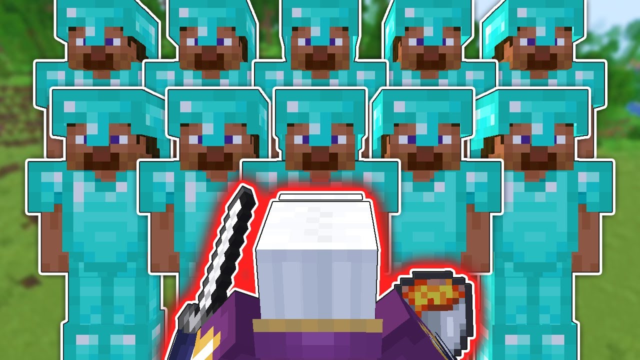 【完全版】大量の初心者 vs 最強の男【マイクラ・マインクラフト】