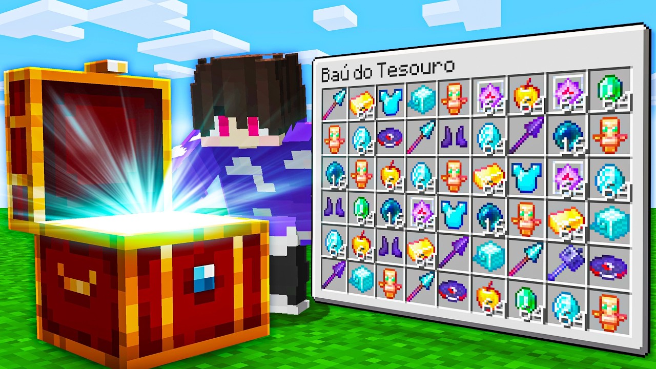 quebrar blocos = BAÚ DE TESOURO OP