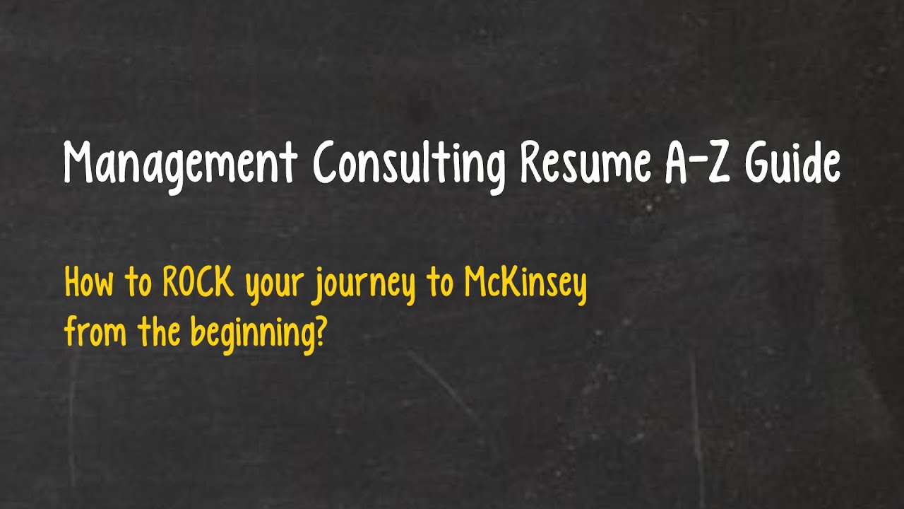 Your Resume Won't Make It to Consulting. Here's Why!