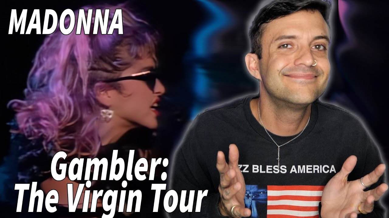 Madonna - The Virgin Tour  - Gambler REACTION *Full Tour On Patreon Now*
