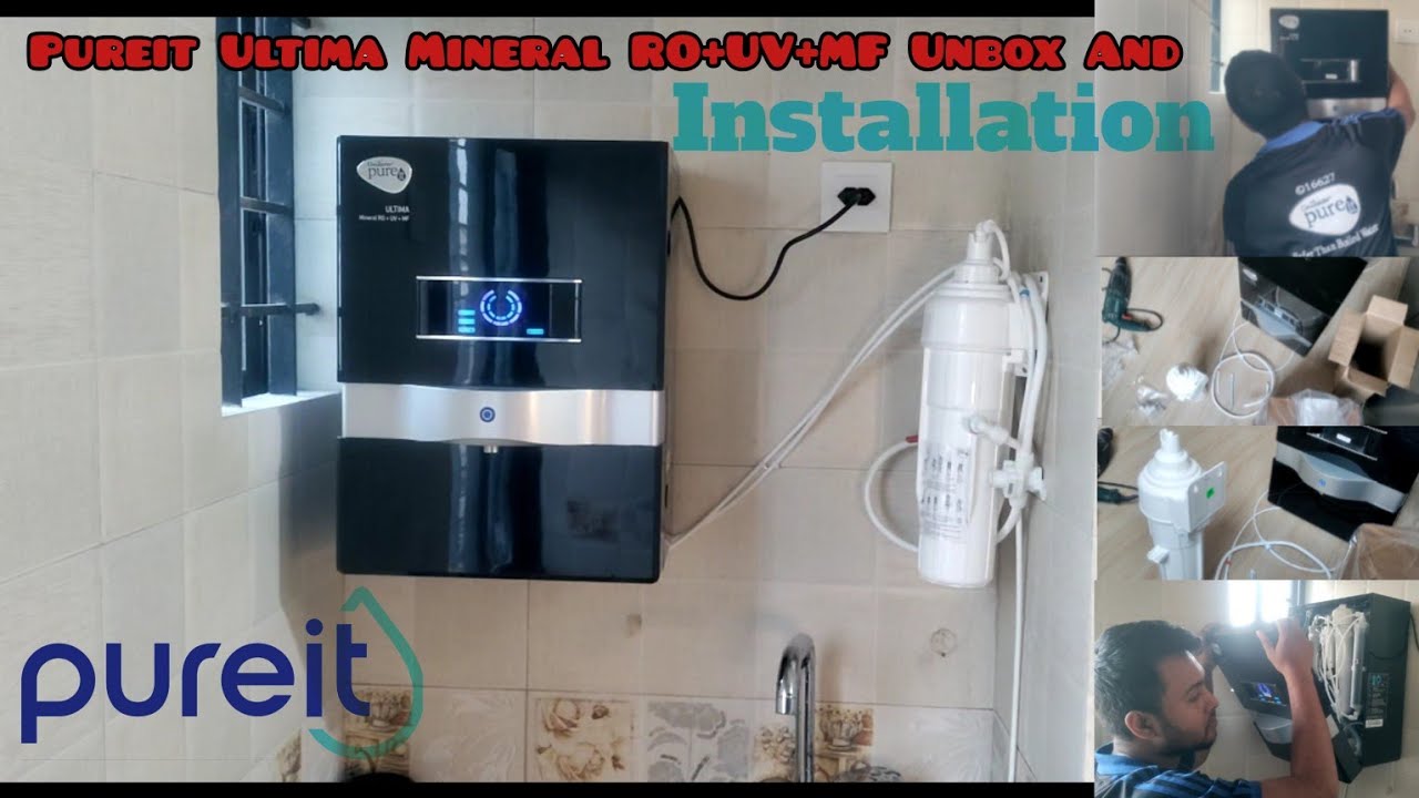 Pureit Ultima Mineral RO+UV+MF Unbox | Pureit Smart Water Purifier Installation #rangsemart How to I