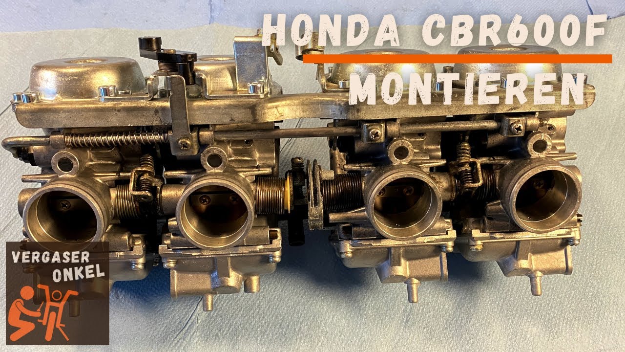Vergaser Honda CBR600F PC19 montieren, ausführlich erklärt vom Vergaseronkel