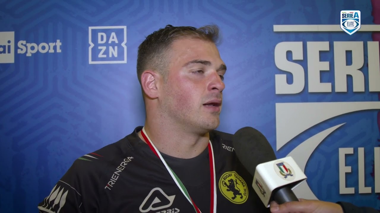 SAEM, Finale 2023/24: l'intervista post partita a Tommaso Jannelli, Rugby Viadana 1970