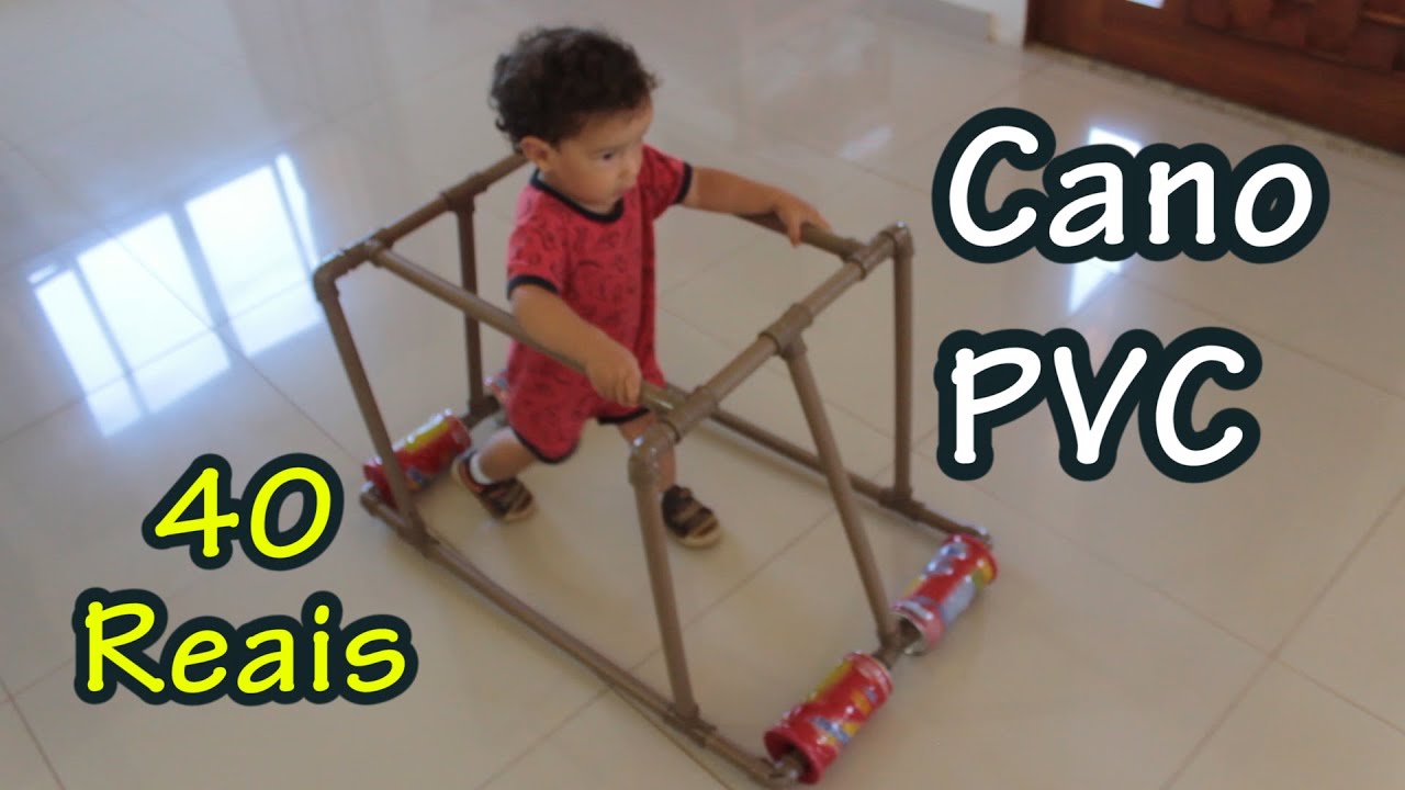 COMO FAZER ANDADOR DE PVC  #FlavioBernardo