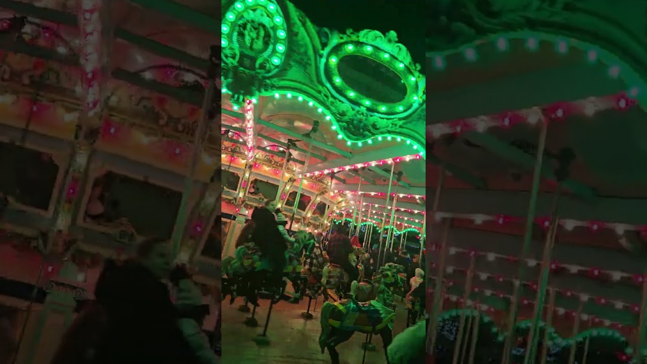 Kennywood carousel and wurlitzer 153 holiday lights 