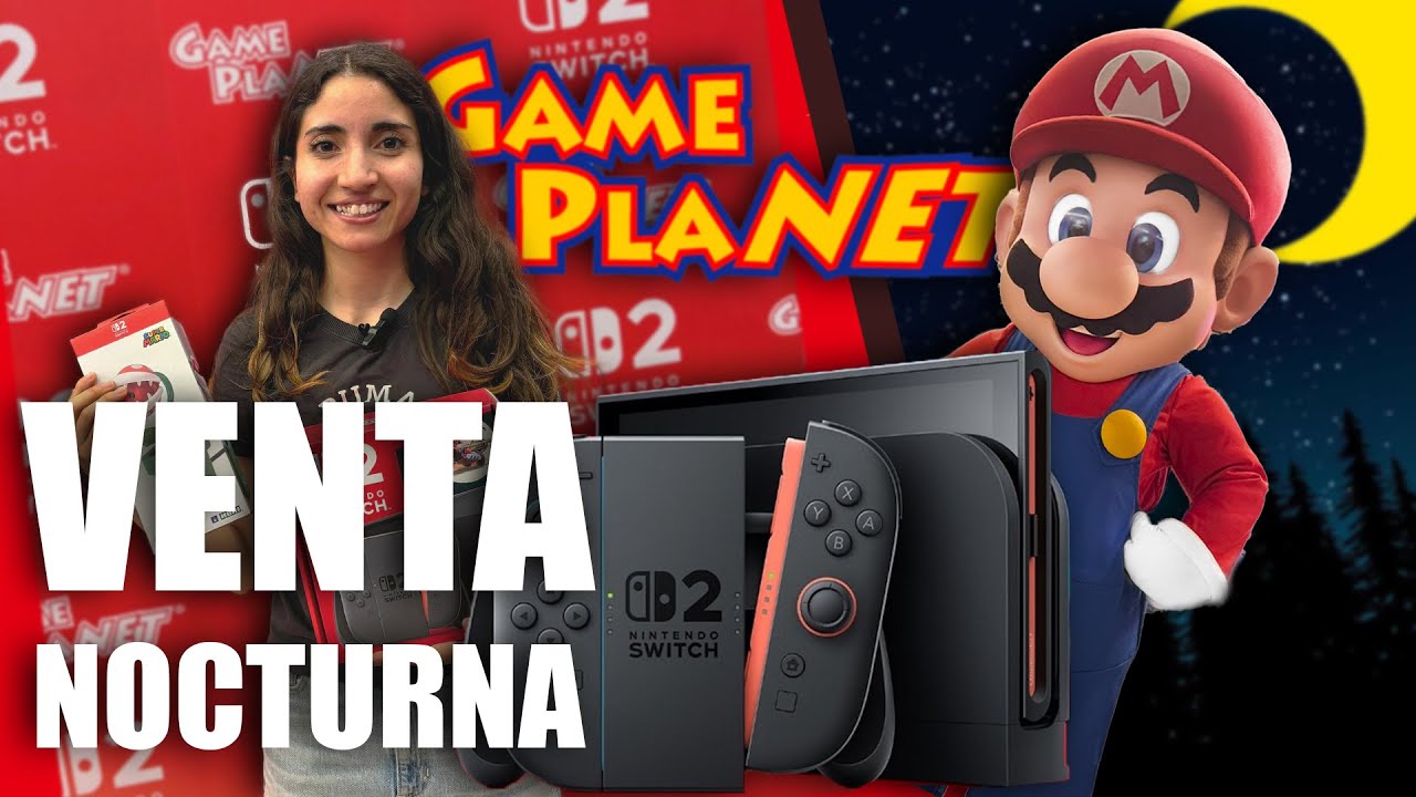 así se VIVIÓ la PREVENTA NOCTURNA de la NINTENDO SWITCH 2 en CDMX