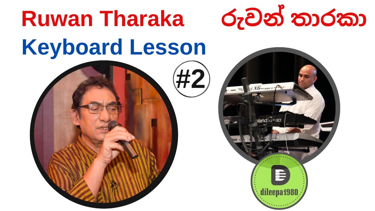 Ruwan Tharaka (රුවන් තාරකා) | Keyboard Lesson | Part 2 (Zoom Lesson Recording)