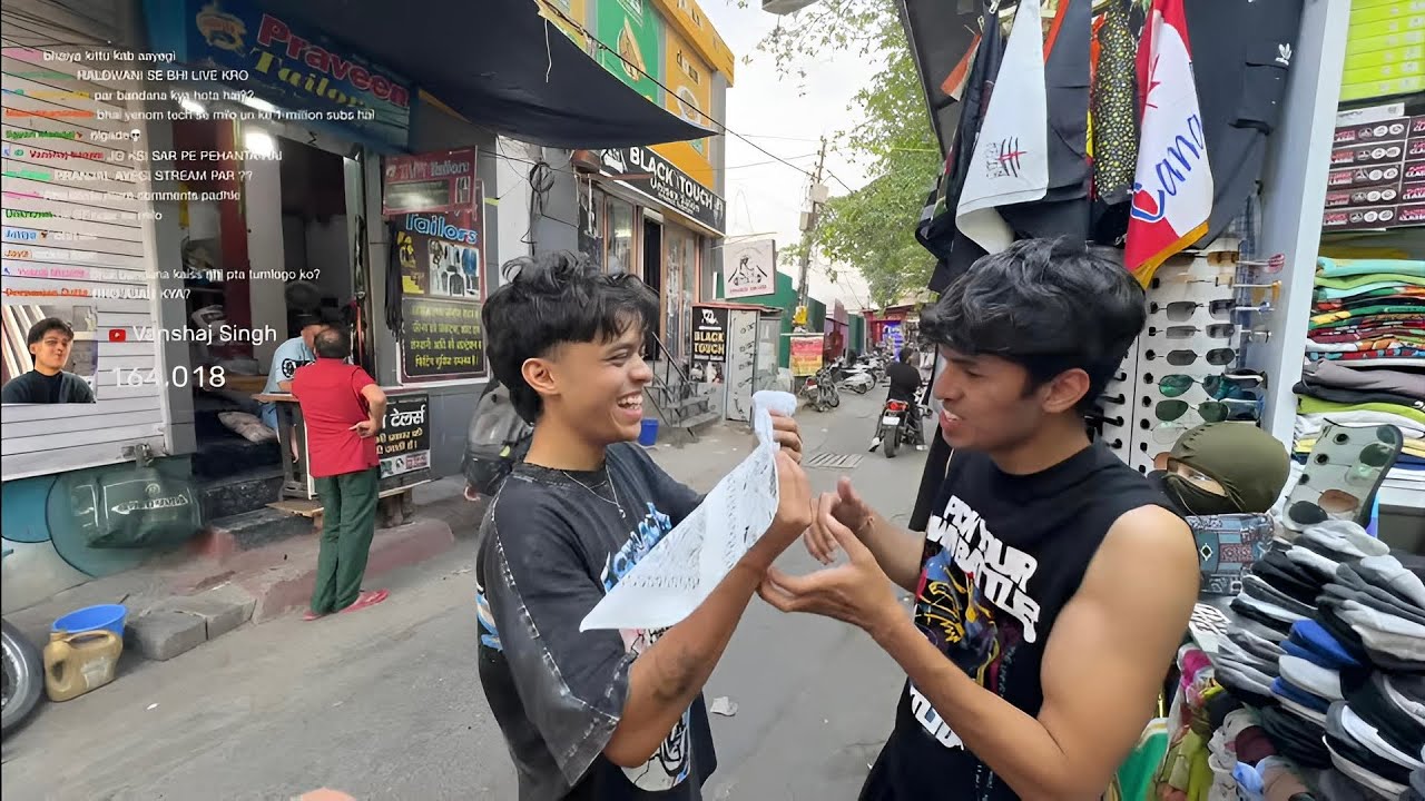 IRL STREAM🔴DEHRADUN🏔️PALTAN BAZAAR😱TIBET MARKET🍜CHAOS MASTI🤙🏻VANSHAJ SINGH‼️