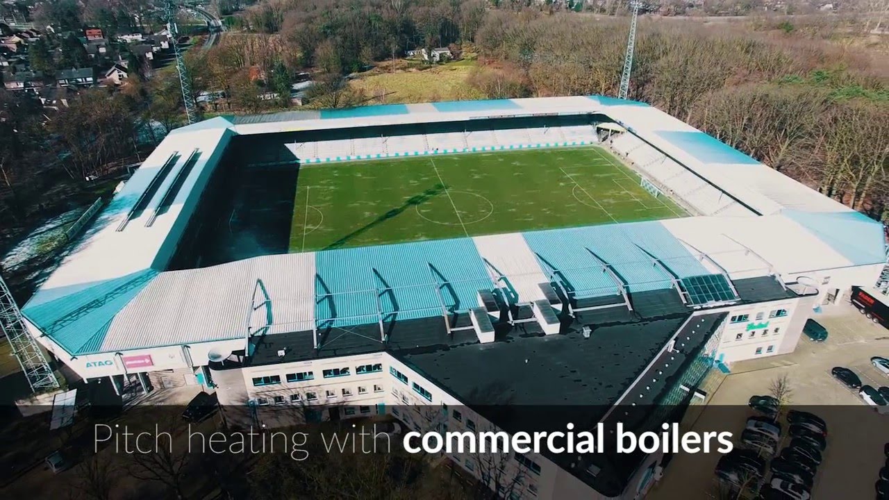 ATAG Heating - Pitch heating with commercial boilers