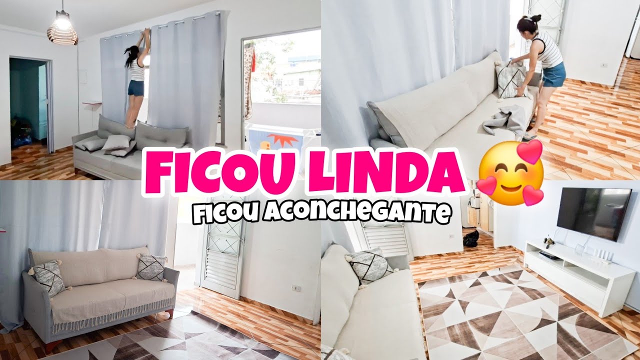 TRANSFORMANDO MINHA SALA | OLHA A TRANSFORMAÇÃO DESSA SALA AMEI O RESULTADO | ROTINA DE DONA DE CASA