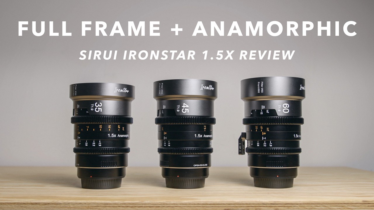 These new Anamorphic Lenses are Impressive | SIRUI IRONSTAR SET REVIEW (PYXIS URSA 12K LF & BMCC6K)