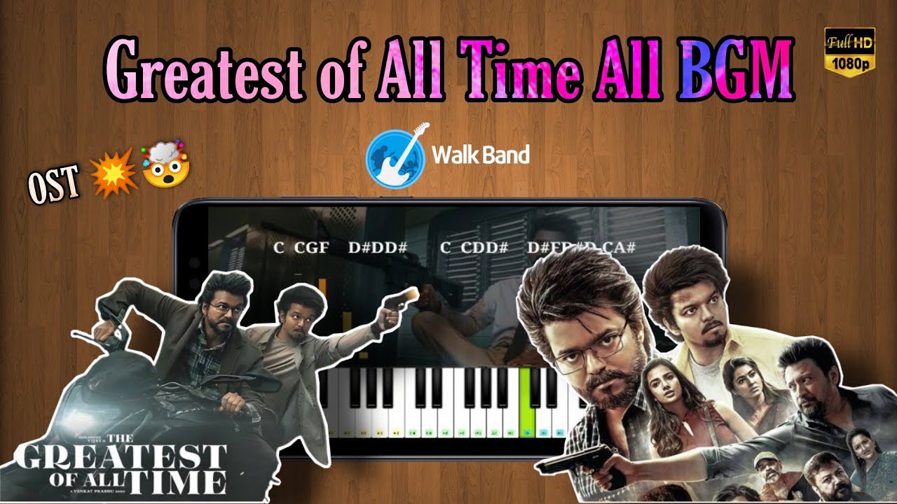 The GOAT All BGM in Piano | Thalapathy | Yuvan