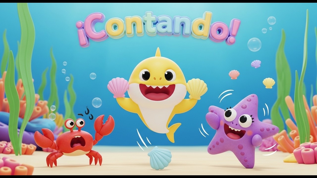 Акулёнок идёт в океанскую школу 🦈🎒🌊 | Мультфильм для детей и весёлые приключения