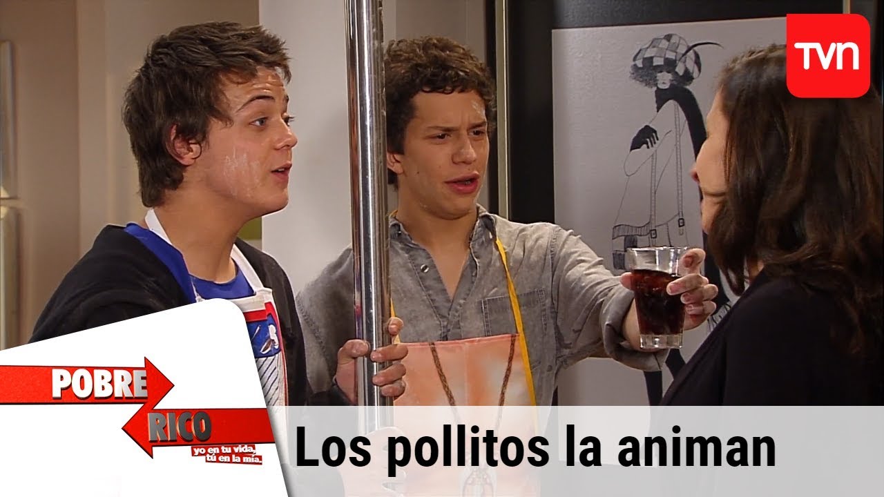 Los pollitos quieren animarla | Pobre rico - T1E179